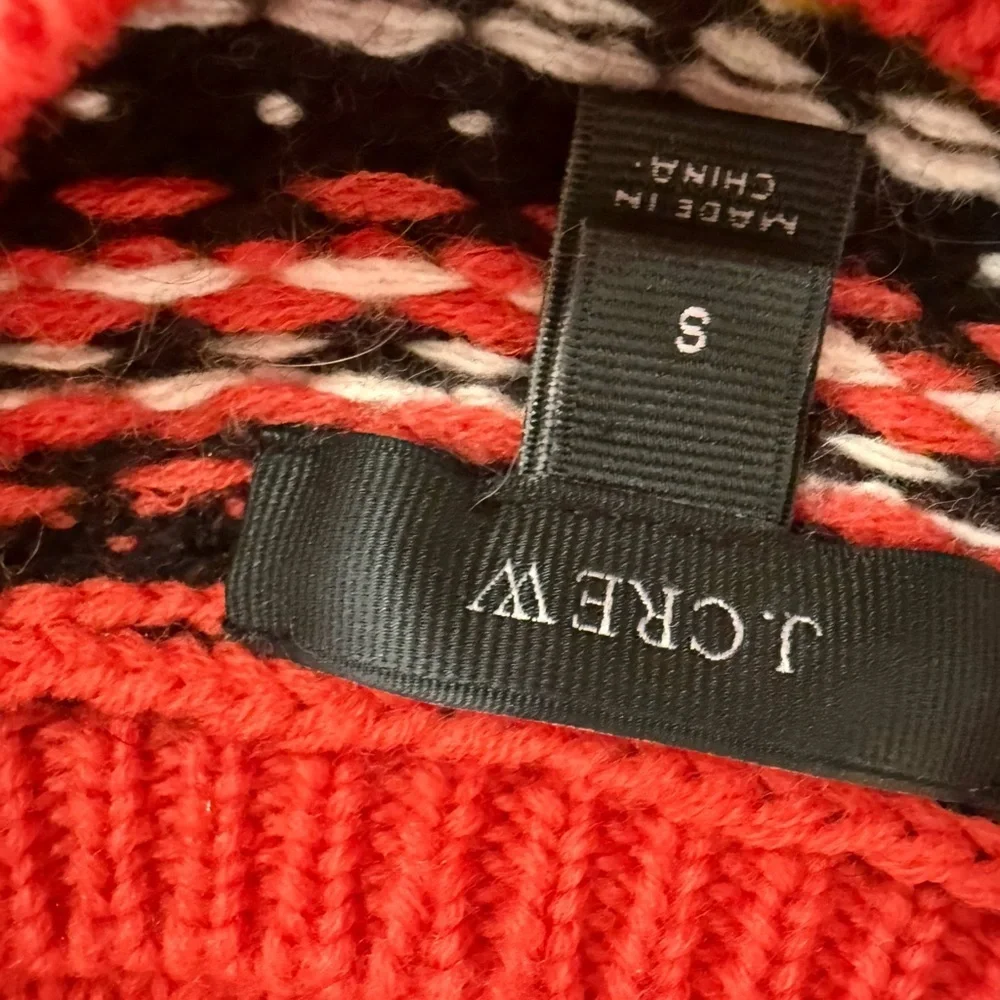 J. Crew Wool Blend Fair Isle Sweater